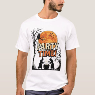 T-shirt Chemise de sorcière de chaudron de fête d'Hallowee