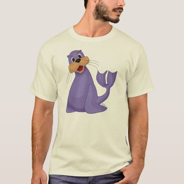 T-shirt Chemise de sourire d'otarie (Devant)