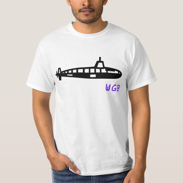 T-shirt Chemise de sous-marin de WGB (Devant)