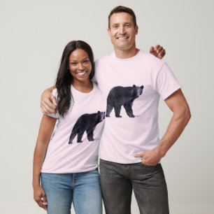 T-shirt Chemise de soutien à la faune de l'OURS NOIR 2