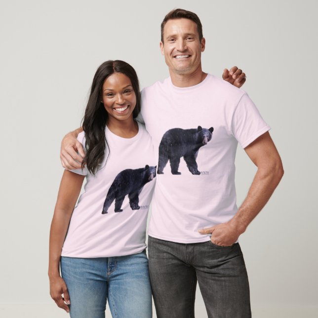 T-shirt Chemise de soutien à la faune de l'OURS NOIR 2 (Unisexe)