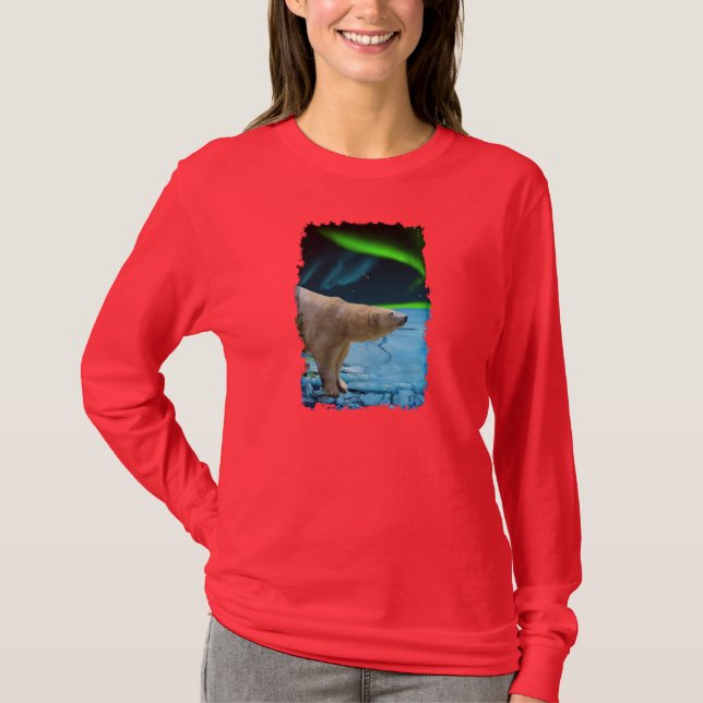 T-shirt Chemise de soutien de la faune d'Aurora, de glace  (Devant)