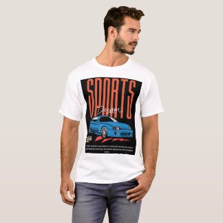 T-shirt chemise de sport de rêve pour voitures