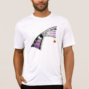 T-shirt Chemise de sport #Djinnspired (le pourpre se