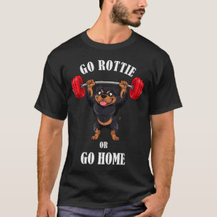 T-shirt Chemise de sport drôle Rottweiler Rottie Fitness G