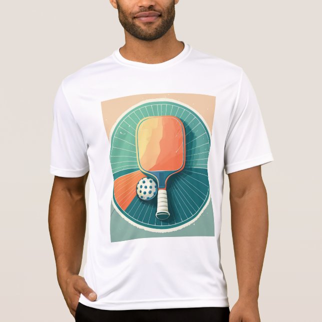 T-shirt Chemise de sport Mens Pickleball (Devant)