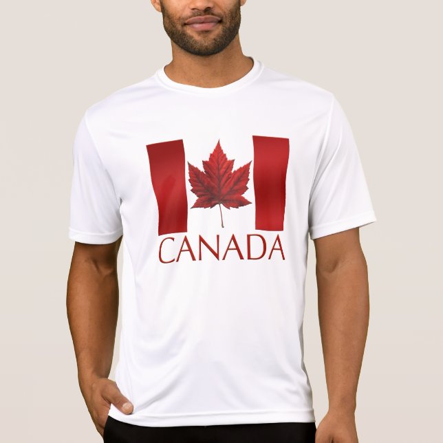 T-shirt Chemise de sports du Canada de souvenirs de (Devant)