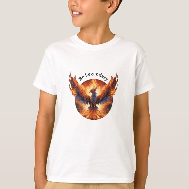 T-shirt Chemise de sudation "Be Legendary" (Devant)