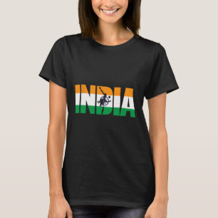 T-shirt Chemise de supporters de cricket d'Inde Maillot de