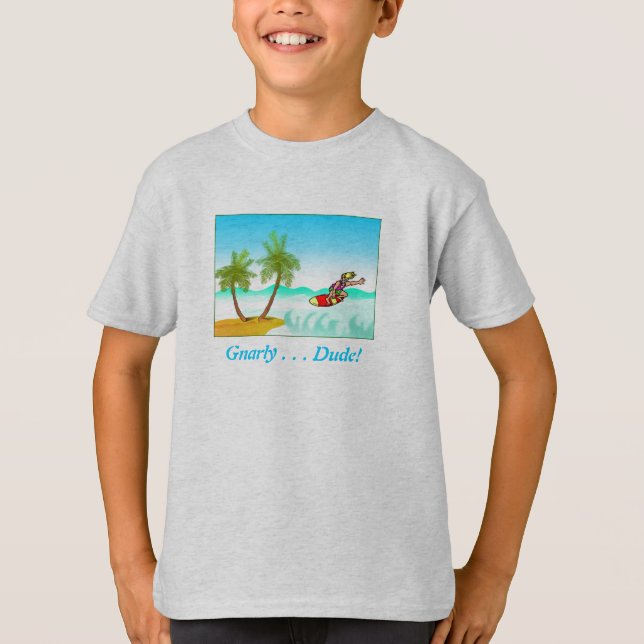 T-shirt Chemise de surf (Devant)