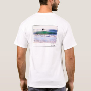 T-shirt chemise de surf de plage d'anges de