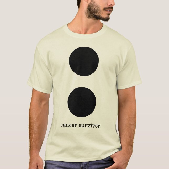 T-shirt Chemise de survivant de cancer du colon (Devant)
