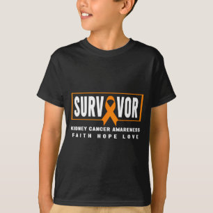 T-shirt Chemise de survivant du cancer du rein - cancer du