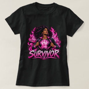T-shirt Chemise de survivante du cancer du sein pour femme