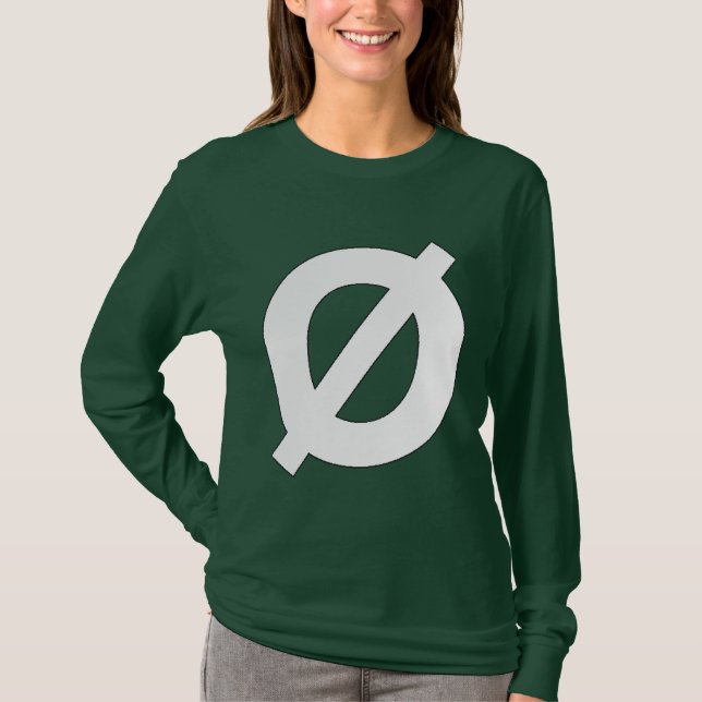 T-shirt Chemise de symbole de Neutrois (Devant)