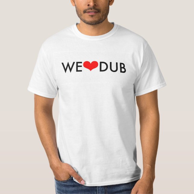 T-shirt Chemise de T-Fonctionnaire de WE❤DUB (Devant)