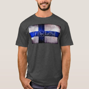 T-shirt Chemise de Tableau périodique de la Finlande