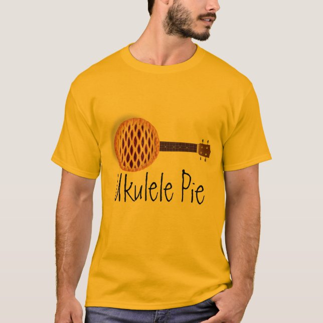 T-shirt Chemise de tarte d'ukulélé (Devant)