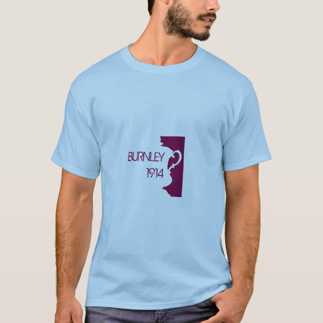 T-shirt Chemise de tasse de Burnley (Devant)