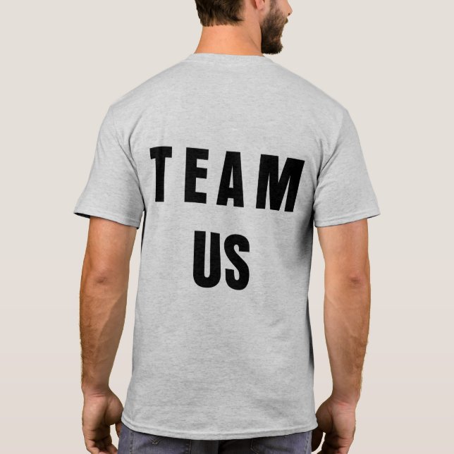 T-shirt Chemise de TeamUS (gribouillée) (Dos)