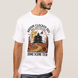 T-shirt Chemise de technicien de scène de crime Funny Hall