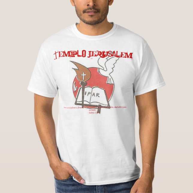 T-shirt Chemise de Templo Jérusalem (Devant)