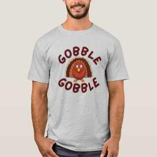T-shirt Chemise de Thanksgiving Gobble Gobble