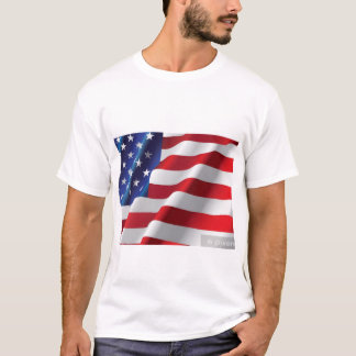 T-shirt Chemise de thé à drapeau américain pour hommes
