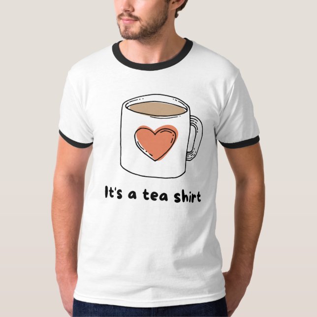 T-shirt Chemise de thé pour hommes (Devant)