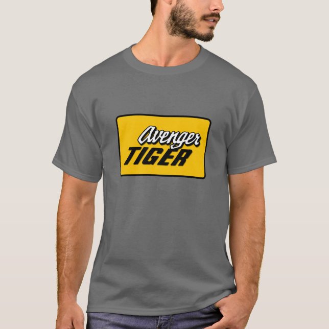 T-shirt Chemise de tigre de vengeur (Devant)