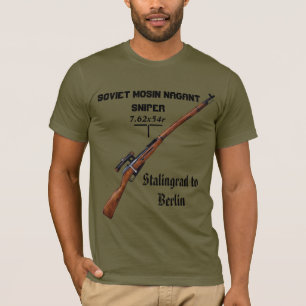 T-shirt Chemise de tireur isolé d'unité centrale de Mosin