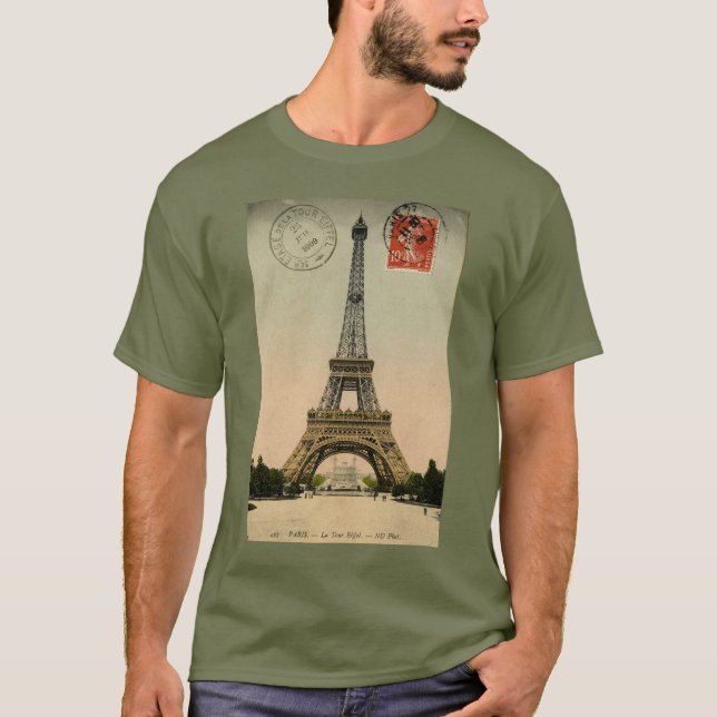 T-shirt Chemise de Tour Eiffel (Devant)