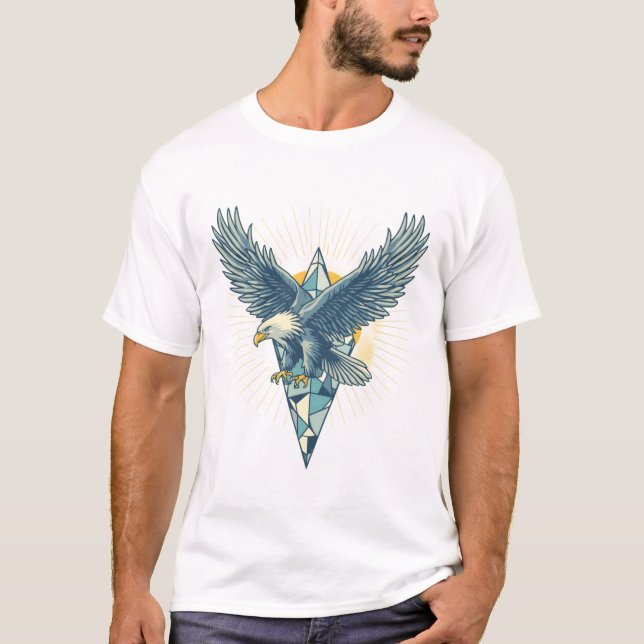 T-shirt Chemise de transformation Crystal Eagle (Devant)