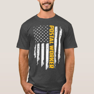 T-shirt Chemise de travail postal Vintage Ouvrier postal A