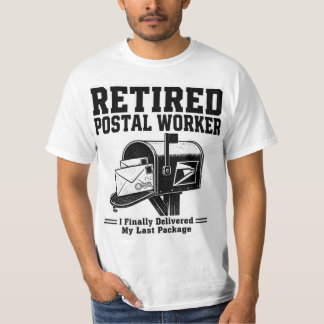 T-shirt Chemise de travailleur postal à la retraite - J'ai