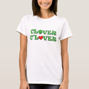 T-shirt Chemise de trèfle C'Lover {4 feuilles Clover & Hea