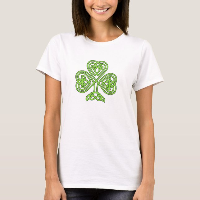 T-shirt Chemise de trèfle de shamrock du jour de St (Devant)