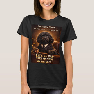 T-shirt Chemise de tribunal pour maman Cockapoo | Cadeau d