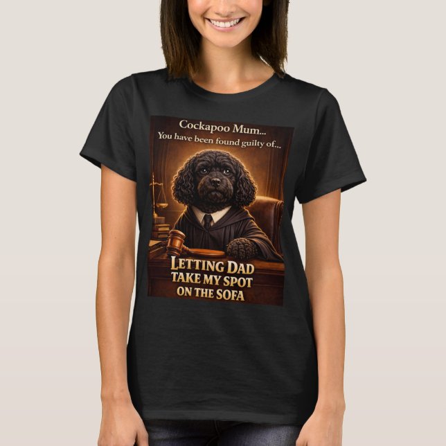 T-shirt Chemise de tribunal pour maman Cockapoo | Cadeau d (Devant)