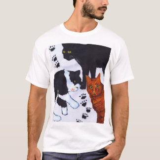 T-shirt Chemise de trois chats