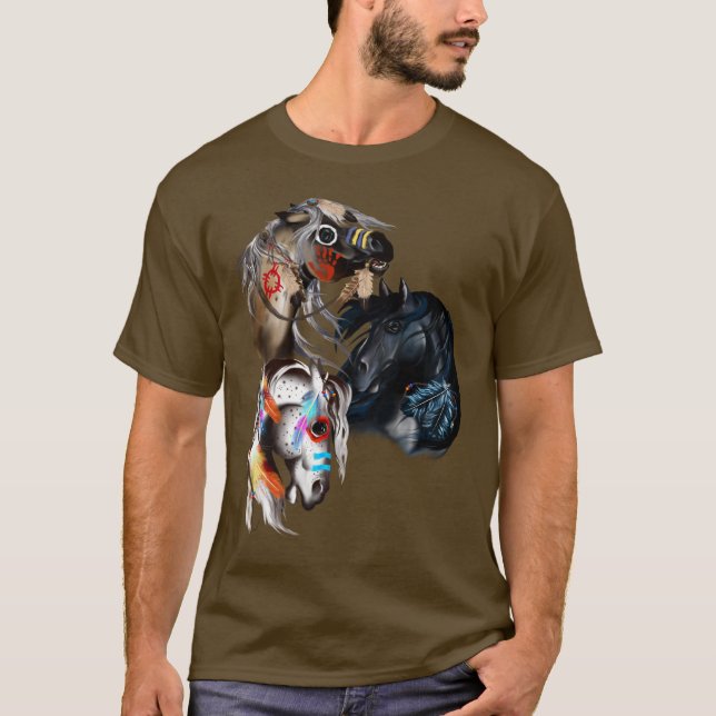 T-shirt Chemise de trois chevaux (Devant)