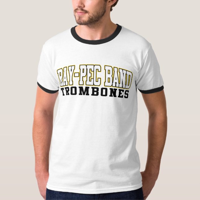 T-shirt Chemise de trombones de la bande Rayon-PEC (Devant)