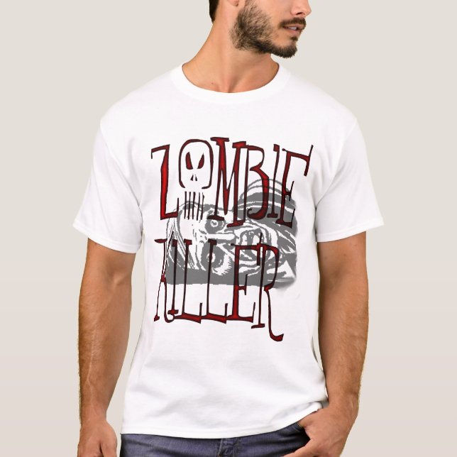 T-shirt Chemise de tueur de zombi (Devant)
