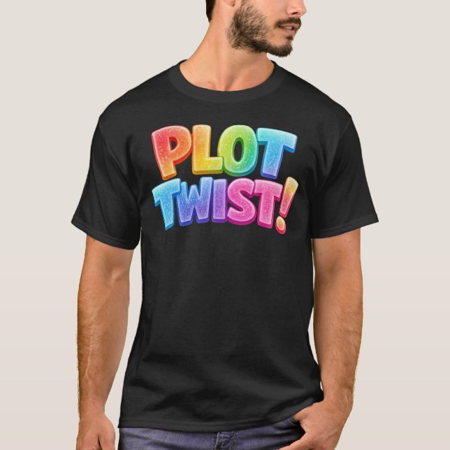 T-shirt Chemise de Twist de l'intrigue (Devant)