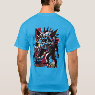 T-shirt Chemise de type X résidu – Graphisme de crâne de m