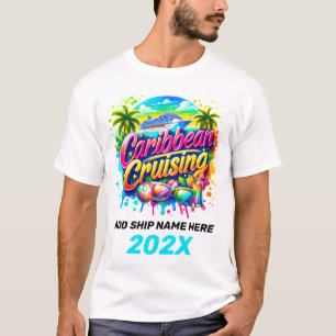 T-shirt Chemise de Vacances Caraibes Personnalisée
