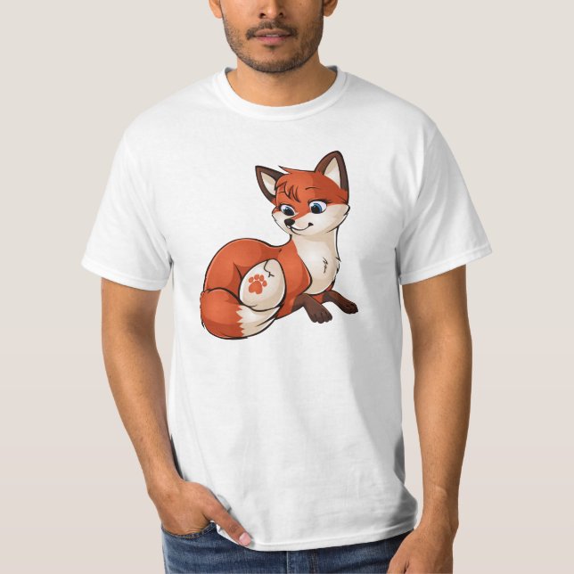 T-shirt Chemise de valeur de Fox de mamans (Devant)