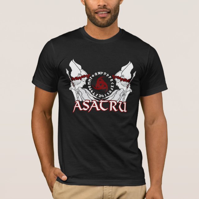 T-shirt Chemise de Valkyrie Asatru (Devant)