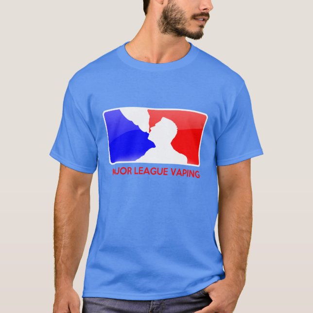 T-shirt Chemise de Vaping de ligue (Devant)