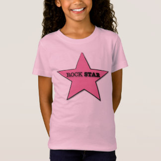 T-Shirt Chemise de vedette du rock de la fille